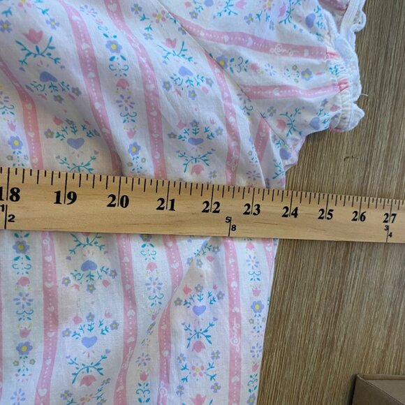 Lanz of Salzburg Nightgown Long Women's Pink Sz 2X Lawn Cottage Core Prarie - Picture 9 of 10